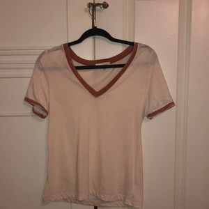 This is a size small comfortable cute cream T- shirt bought from Nordstrom.